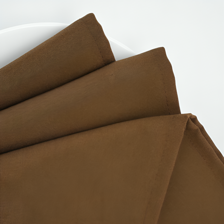 SPUN POLY NAPKIN - BROWN ( SPNP2020BROWN )
