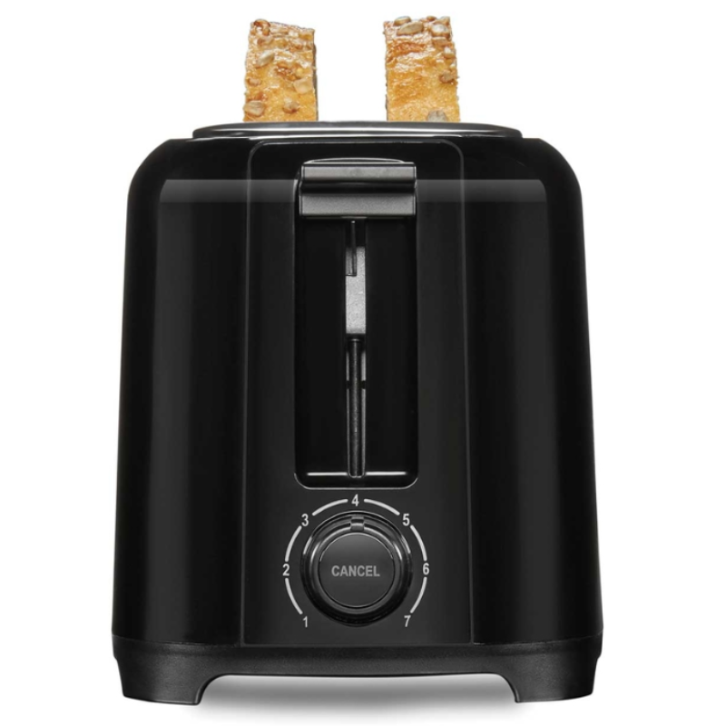 Wide-Slot 2 Slice Toaster, ASO, Xtra Wide Slots, Toast Boost, 7-Shade Toast Select, Black