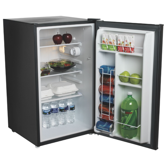 Hamilton Beach Refrigerator, No Freezer, 3.2 Cuft, Black