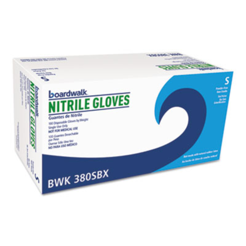 Disposable Nitrile Gloves – Small – Blue – 1,000/Carton