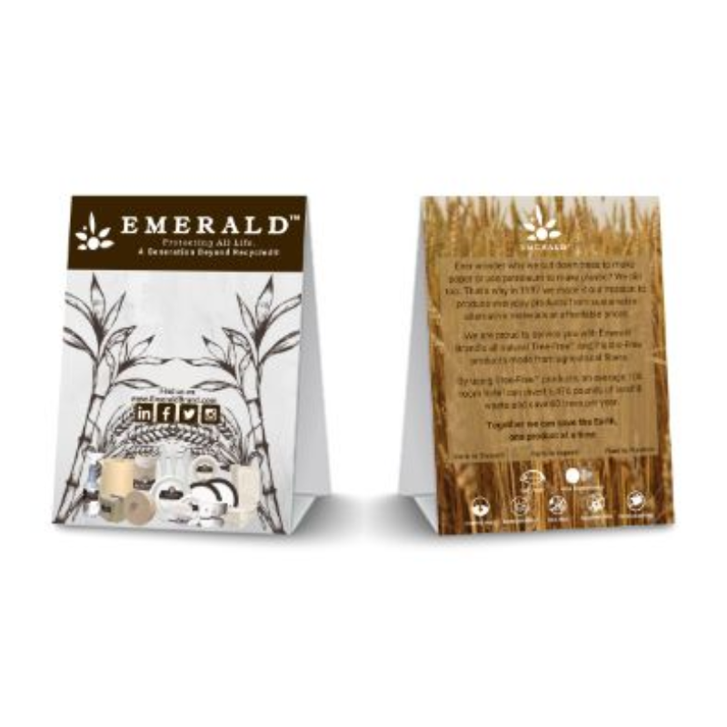 Emerald Tent Cards – 500 Casepack