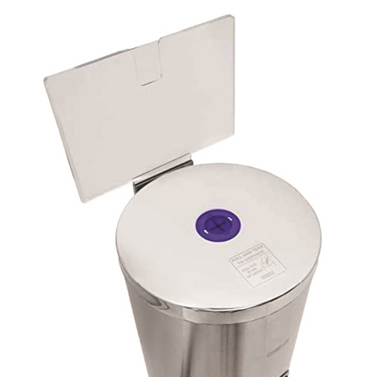 Floor Standing Wipe Dispenser with Trash Can – 7 Gallon – 1/Case