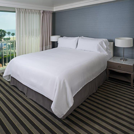 Suite T-250 Duvet Cover – White, Full (80" x 96") – Case of 12