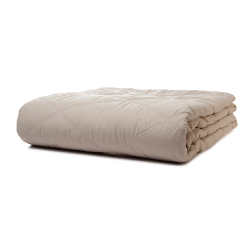 Hospro Diamond Blankets,King,10" Diamond Pattern, 100% Recycled Micro Polyester Fill108" x 90"Beige