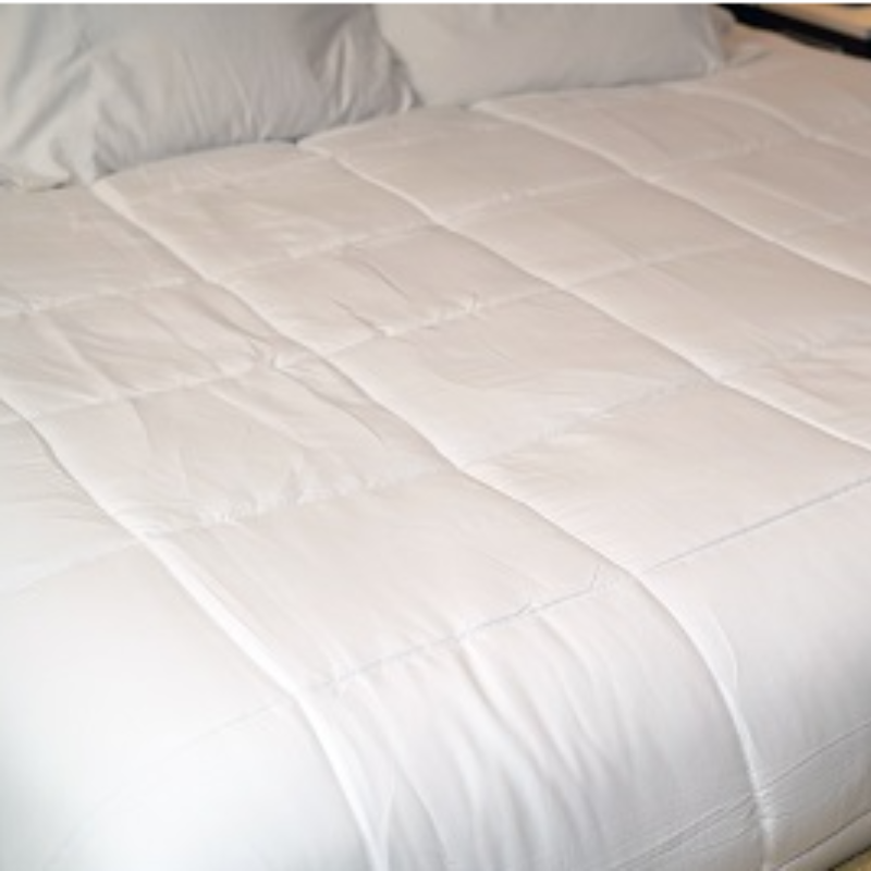 Hospro Memory Insert/Comforter,Queen (HW),12" Box Quilted Pattern, 100% Recycled Micro Polyester Fill90" x 96"51 oz.