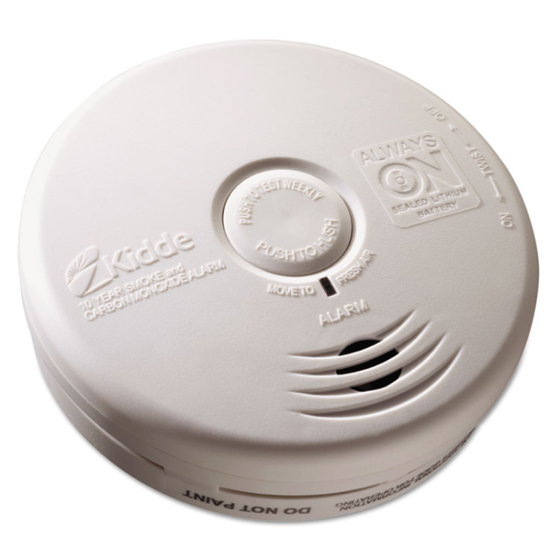 Kidde Kitchen Smoke/Carbon Monoxide Alarm – Lithium Battery – 5.22 x 1.6 – 1/Case