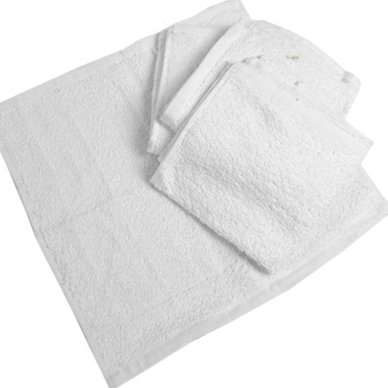 12X12 1.00 LBS 16/S IRREGULAR WASH CLOTH SERGED