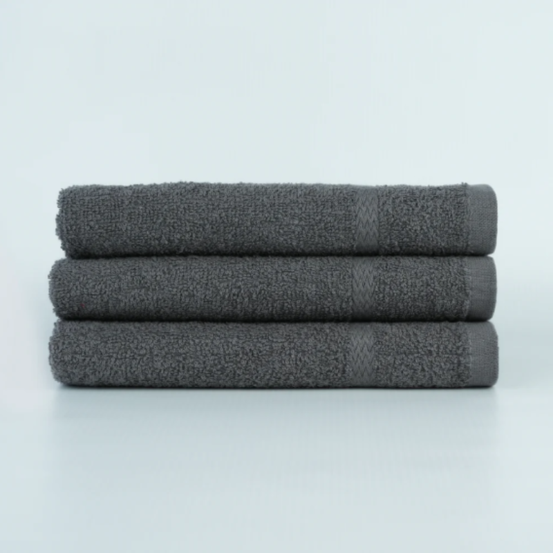 16X26 2.50LBS 16/S RING SPUN DYED C.GRAY HAND TOWEL