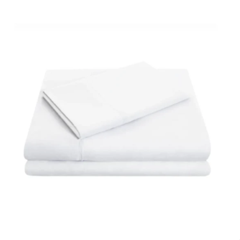 108X120 T200 55/45 WHITE KING XL FLAT SHEET