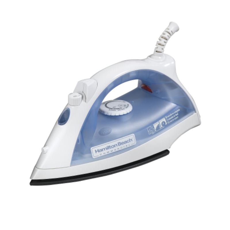 Lightweight Steam & Spray Iron – Blue/White – 4/Case
