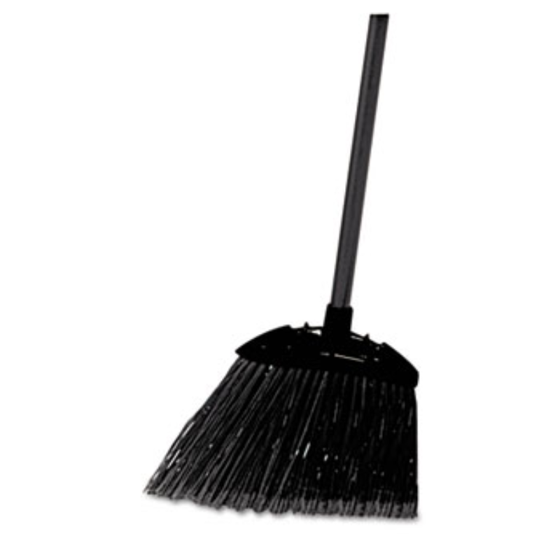 Rubbermaid Angled Lobby Broom – Poly Bristles – Black – 35" – 1/Case
