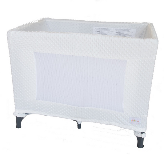 Sammy Play Yard Slipcover – White – 40x28.5x29.5 – 6/Case