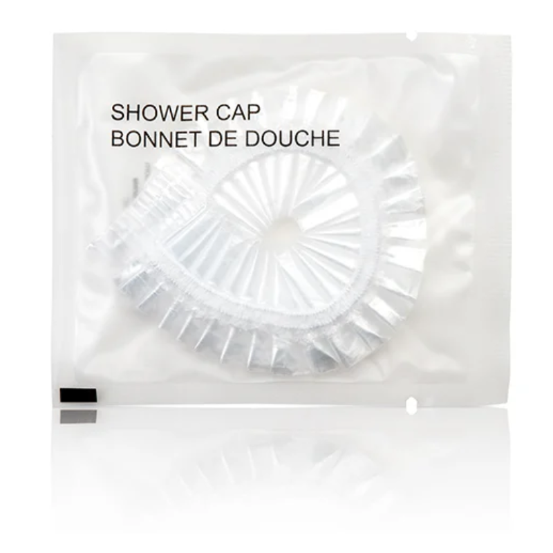 Shower Cap (Clear Frosted Sachet) – Case of 288