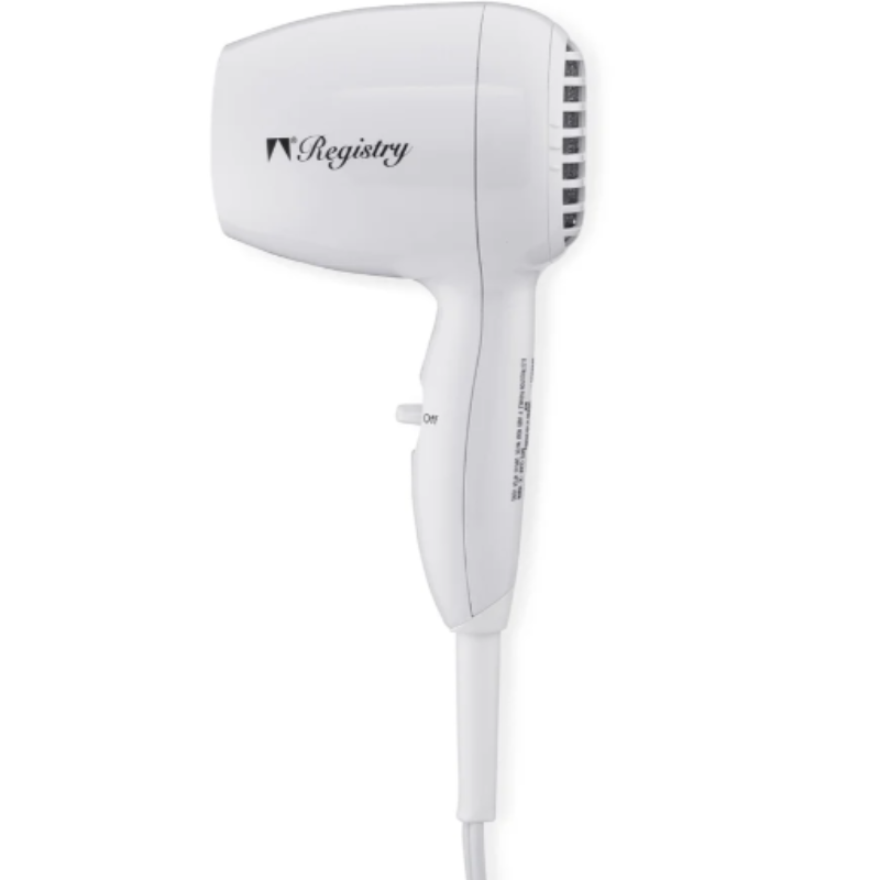 Registry 1600-Watt Handheld Hair Dryer, White