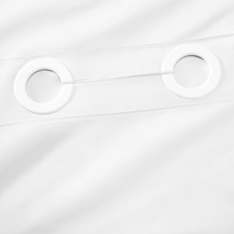 Vinyl White, No Window, No Snap Liner 42"x74"