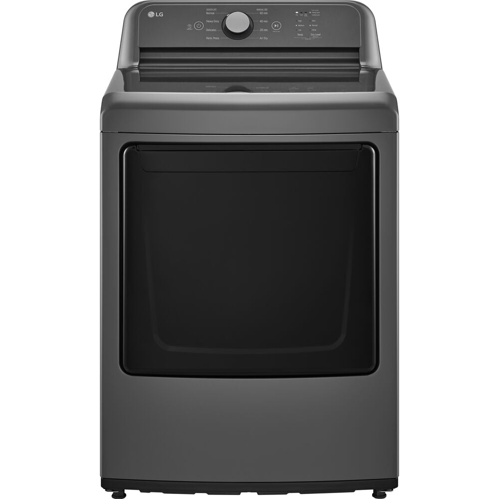 LG7.3 CF Electric Dryer, Sensor Dry, NeverRust Stainless Steel DrumDLE6100M