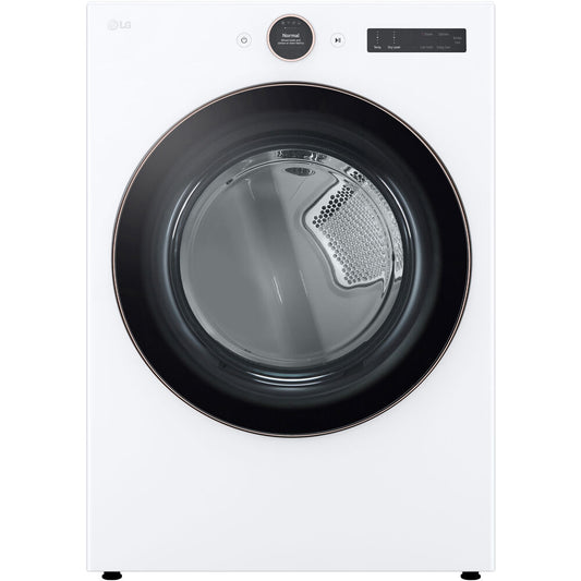 LG7.4 CF Ultra Large Capacity Electric Dryer w/ Sensor Dry and TurboSteamDLEX6500W