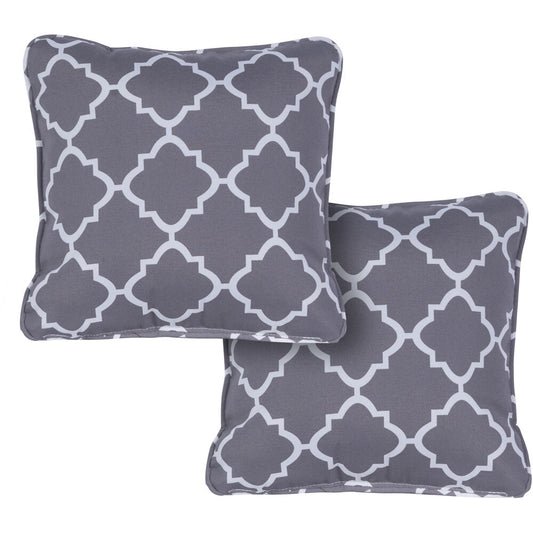 Hanover Hanover Toss Pillow Lattice Pattern Set of 2464