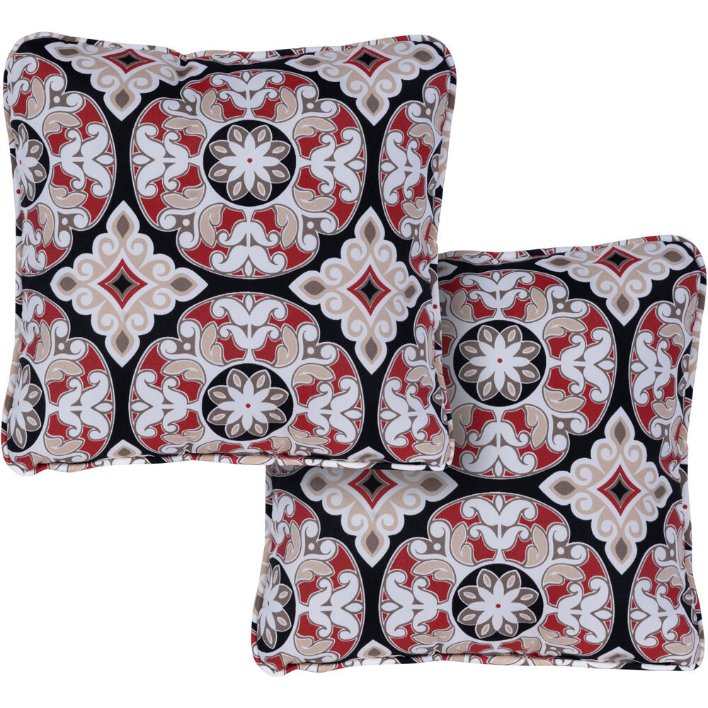 Hanover Hanover Toss Pillow Medallion Pattern Set of 2476
