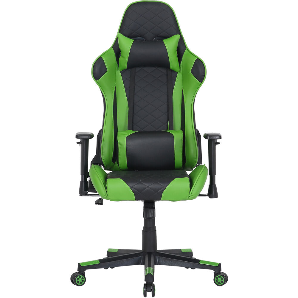 Hanover Hanover Commando Gas Lift 2-Tone Gaming Chair, Faux Leather, Cushions