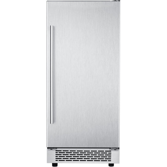 Library Series Undercounter Ice Maker, 32 lbs/day, Touch Control, Pump