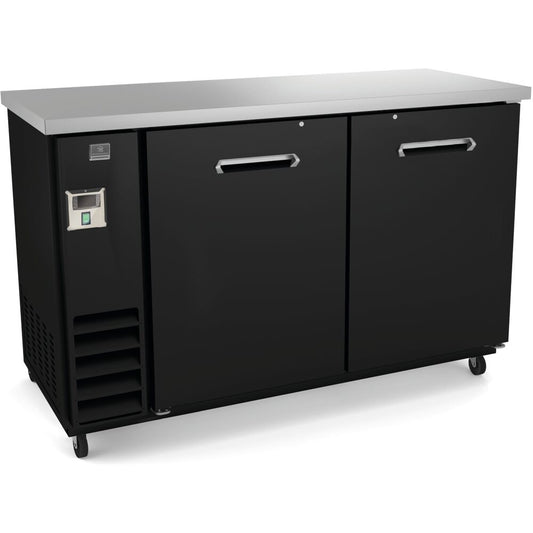 60" TWO SOLID DOOR BACK BAR