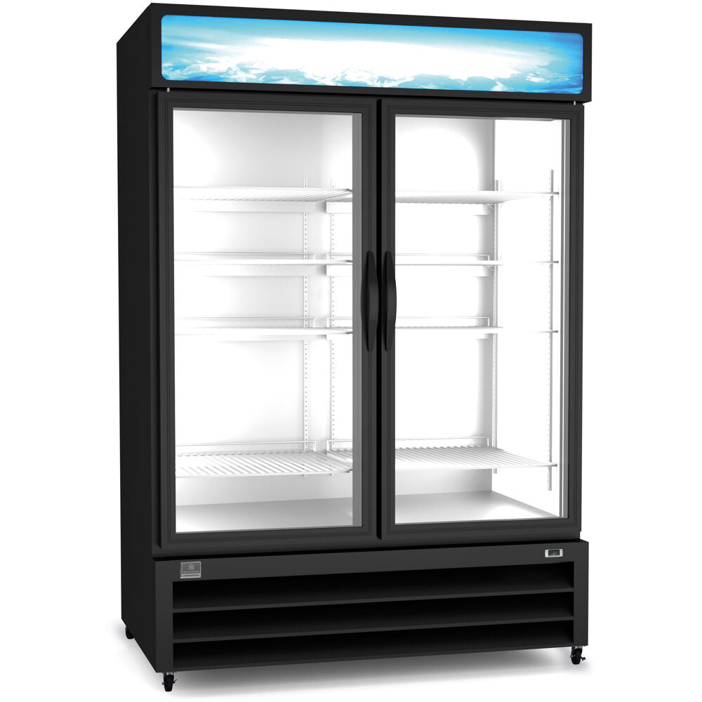 48CF TWO GLASS DOOR REFRIG MERCHANDISER