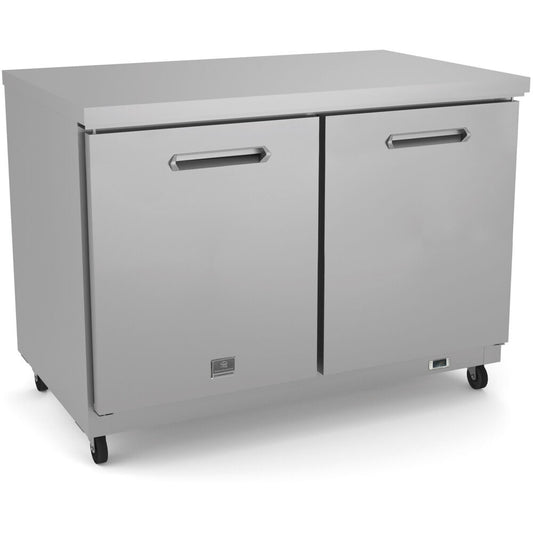 48" TWO DOOR UNDERCOUNTER REFRIG