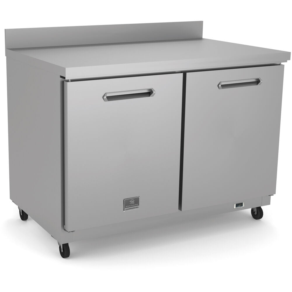 60" TWO DOOR WORK TOP REFRIG