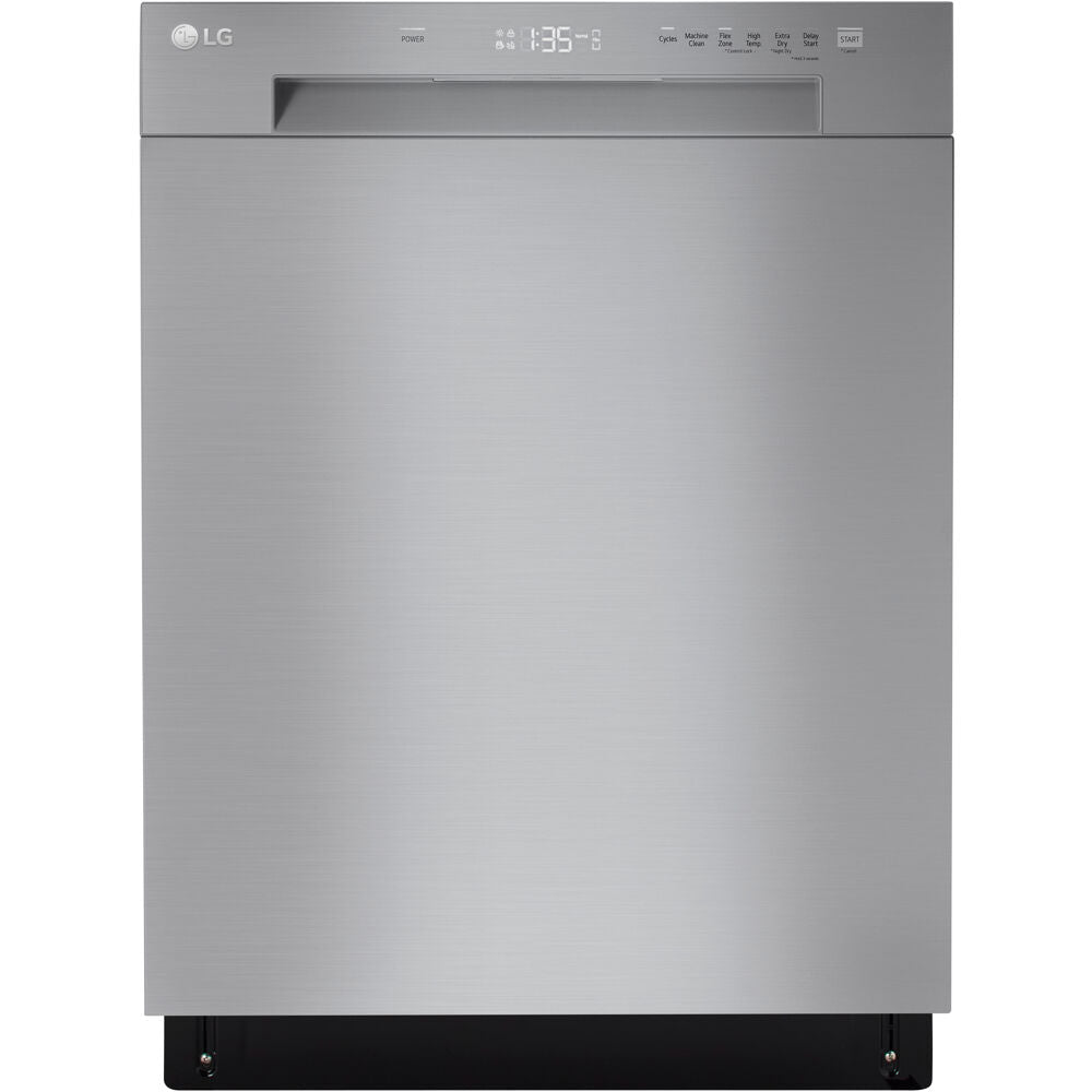 LG 24" Front Control Dishwasher, 52 dBA, AutoLeak Protection, Dynamic Dry