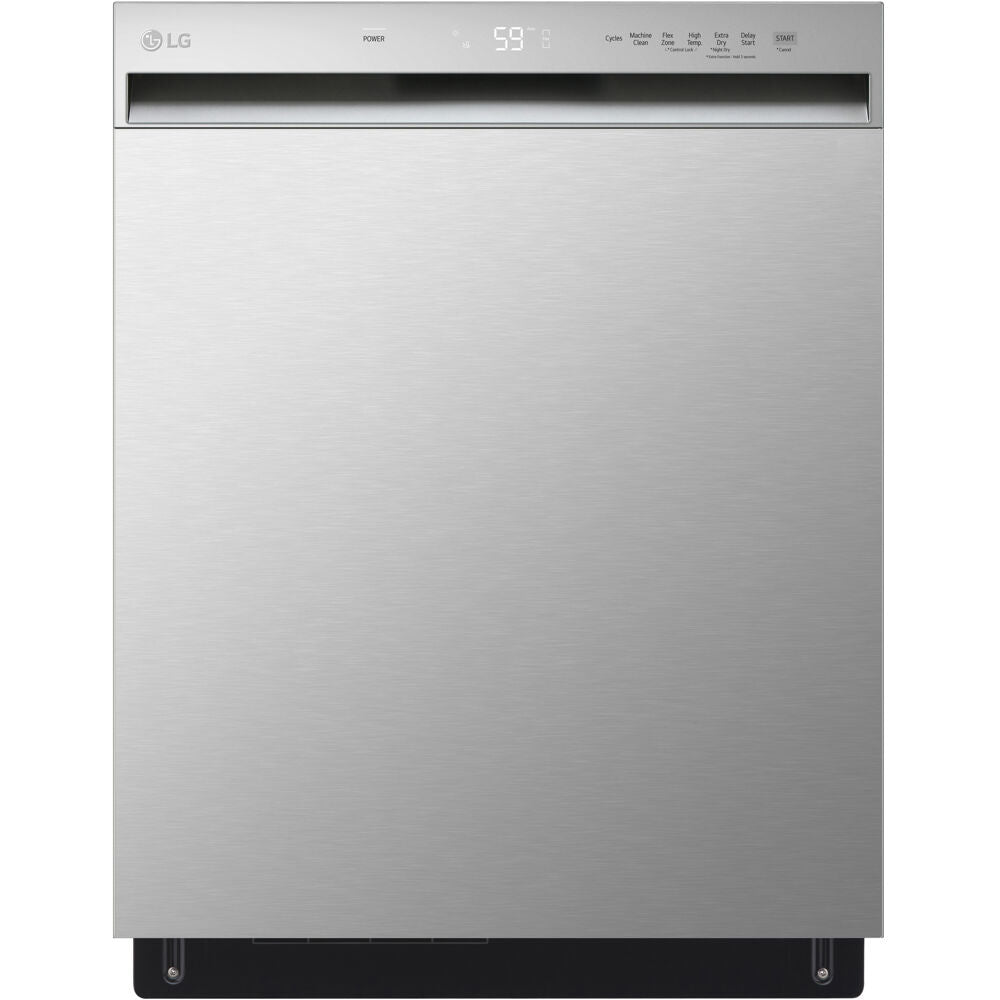 LG 24" Front Control Dishwasher, 50 dBA, Stainless Steel Tub, Pocket Handle