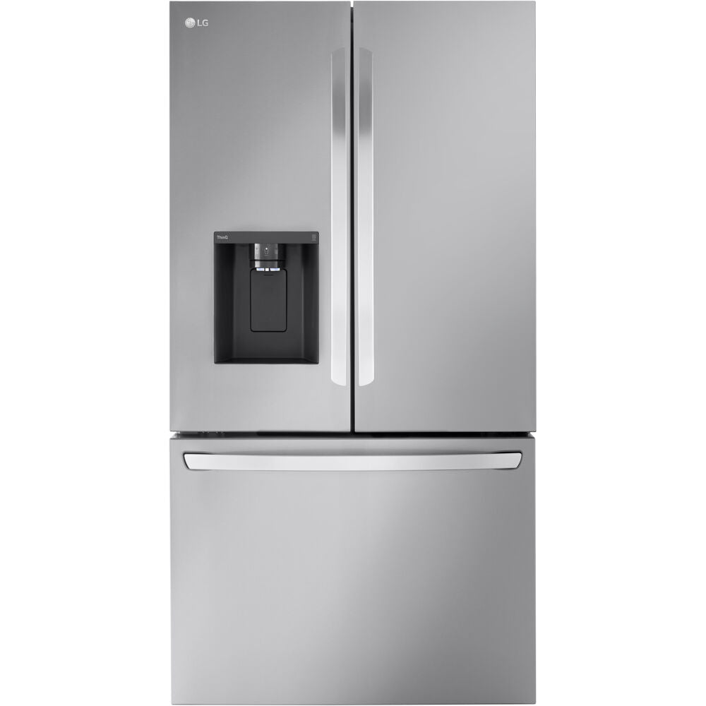 LG,26 CF 3 Door Counter Depth French Door, Ice and Water with Dual Ice
