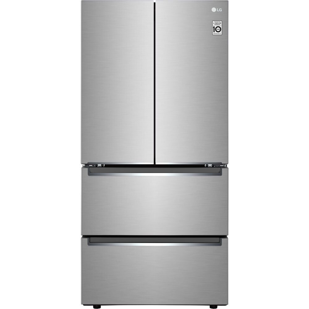 19 CF 4-Door Counter Depth French Door Refrigerator, 33"