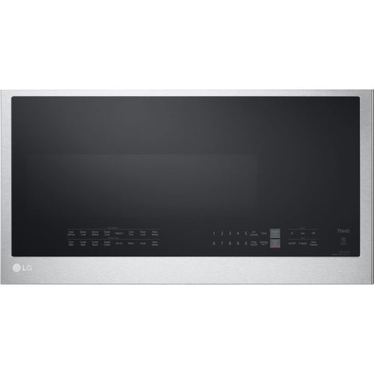 LG 1.7 CF OTR Microwave, Bottom Control, Sensor, Air Fry, ThinQ