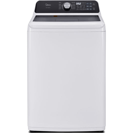 Midea4.4 CF Top Load Washer, Agitator, Stainless TubMLTW44A4BWW