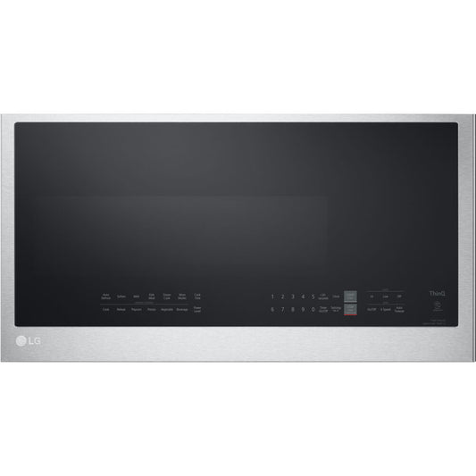 LG 2.0 CF Over-the-Range Microwave, 400 CFM, Sensor, ThinQ, EasyClean