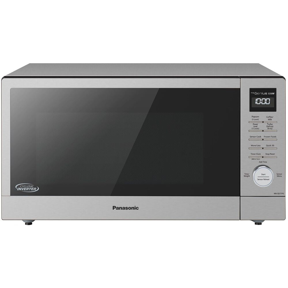 1.6 cu ft Cyclonic wave, Stainless Front & Silver Body, Child Lock