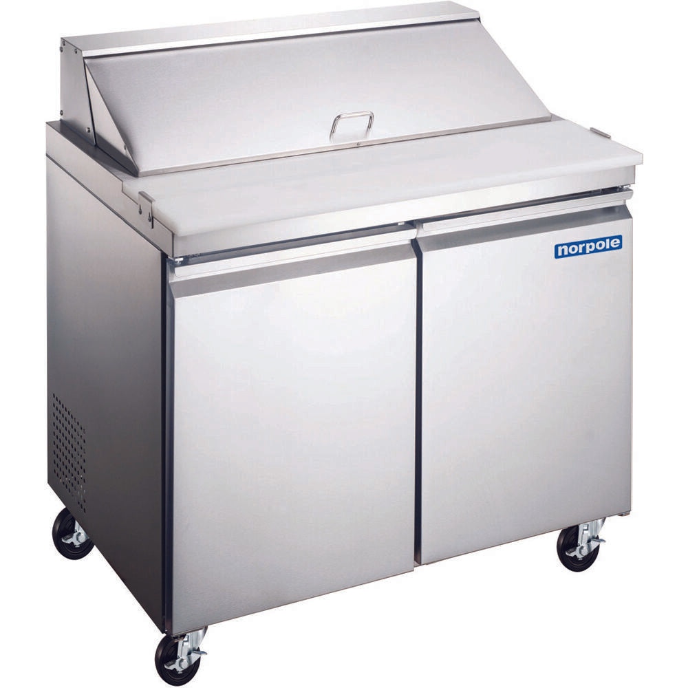 2 Door Standard Top Sandwich and Salad Prep Table