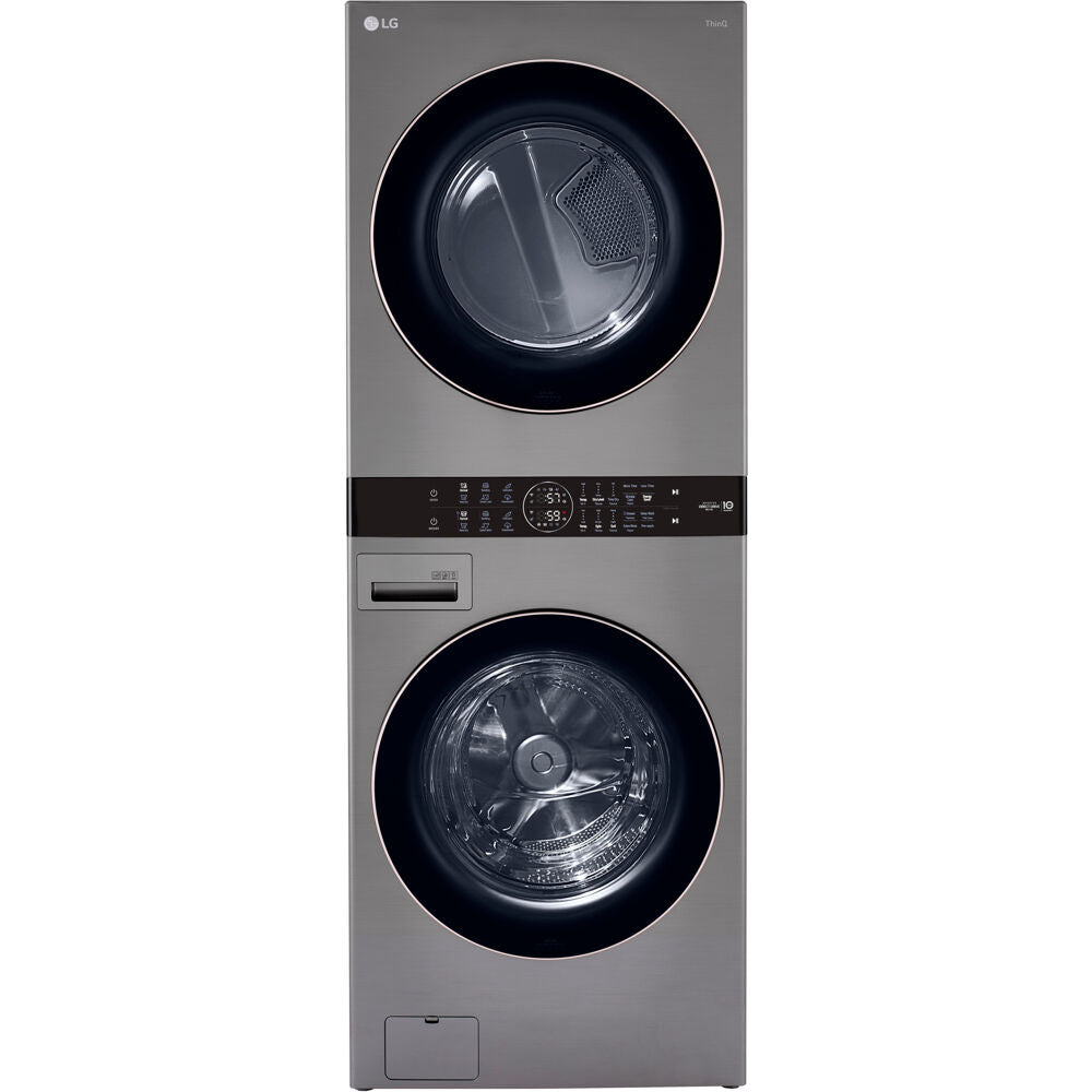 LG4.5 CF / 7.4 CF Electric Washtower with Center ControlWKE100HVA