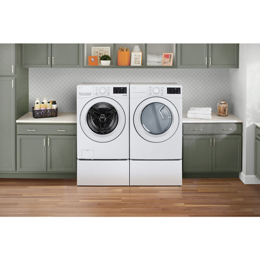 LG5.0 CF Front Load Washer (WM3470CW) & 7.4 CF Gas Dryer (DLG3471W)WM3470CW-G-KIT