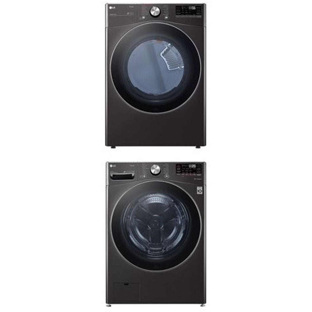 LG5.0 CF Front Load Washer (WM4200HBA) & 7.4 CF Electric Dryer (DLEX4200B)WM4200HBA-E-KIT