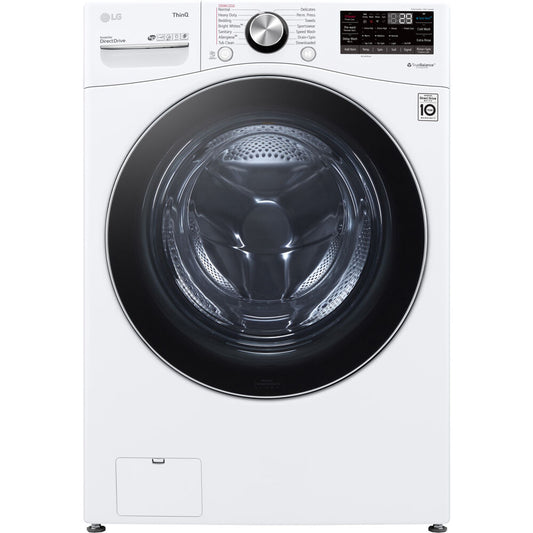 LG 5.0 CF Ultra Large Capacity FL Washer w/ AIDD, TruboWash, Steam, Wi-Fi,Laundry