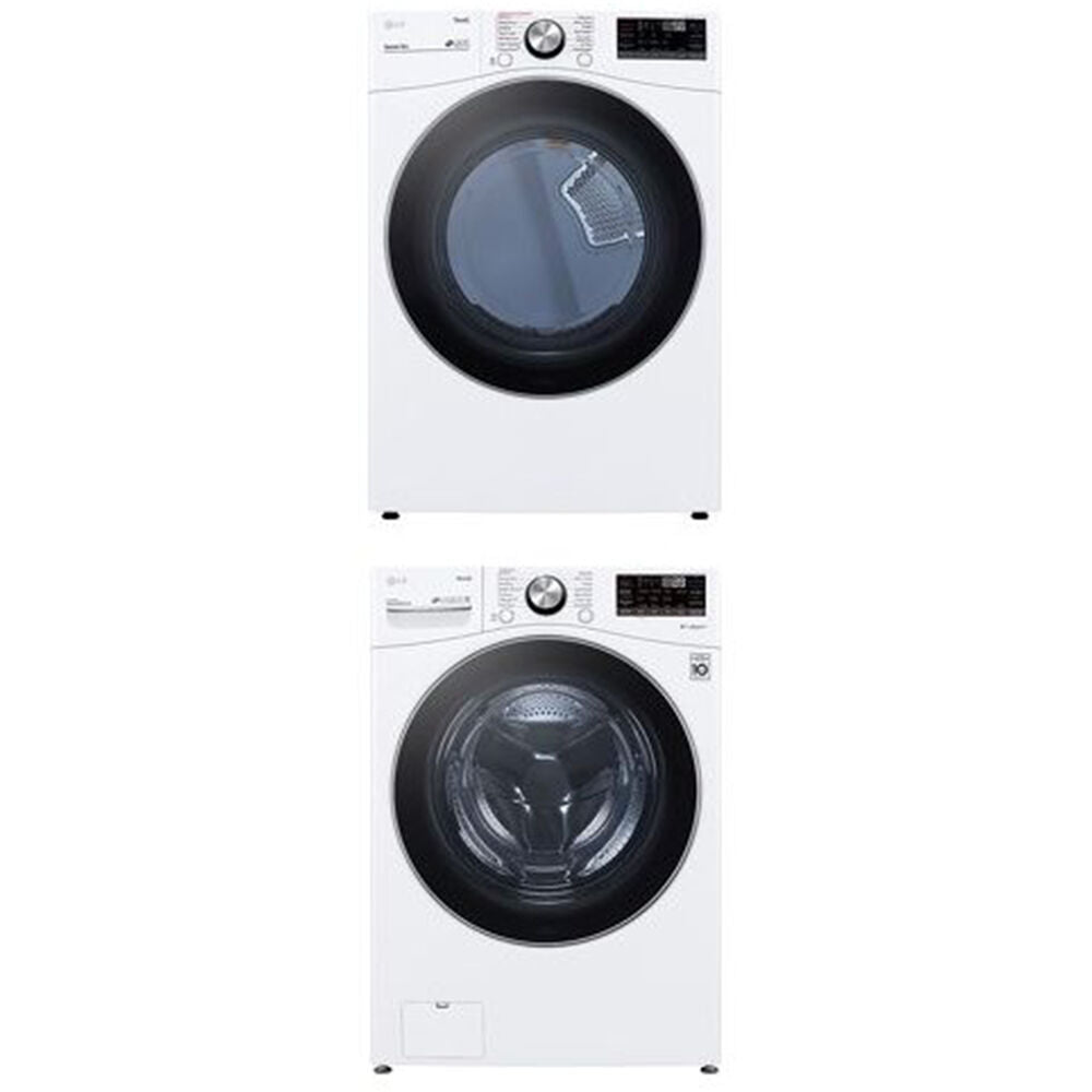 LG5.0 CF Front Load Washer (WM4200HWA) & 7.4 CF Gas Dryer (DLGX4201W)WM4200HWA-G-KIT