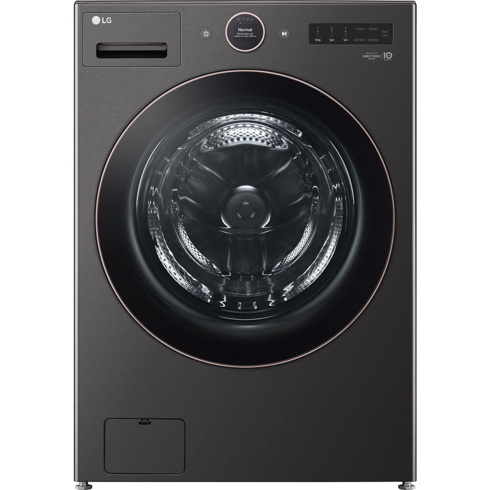 5.0 CF Ultra Large Capacity Front Load Washer, TurboWash360, Steam, Wifi,Laundry
