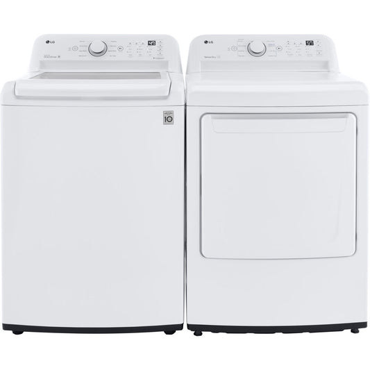 LG 4.3 CF Top Load Washer (WT7000CW) & 7.3 CF Electric Dryer (DLE7000W),Laundry