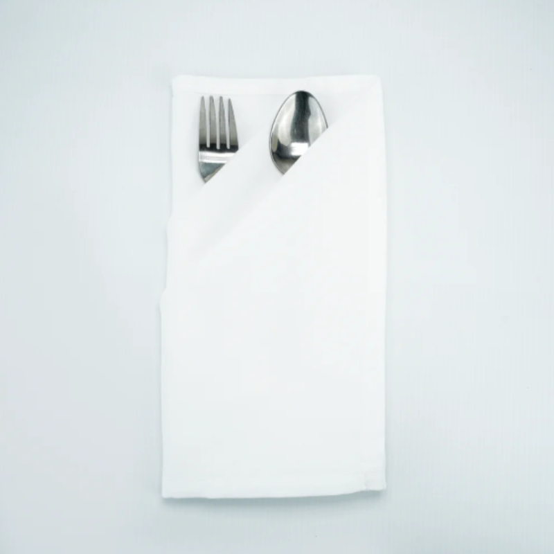 21x21 22OZ WHITE COTTON MOMMIE NAPKINS