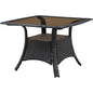 Hanover Square Glass Top Woven Dining Table17