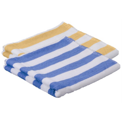 Yellow Cabana Stripes 100% Ring-Spun Cotton