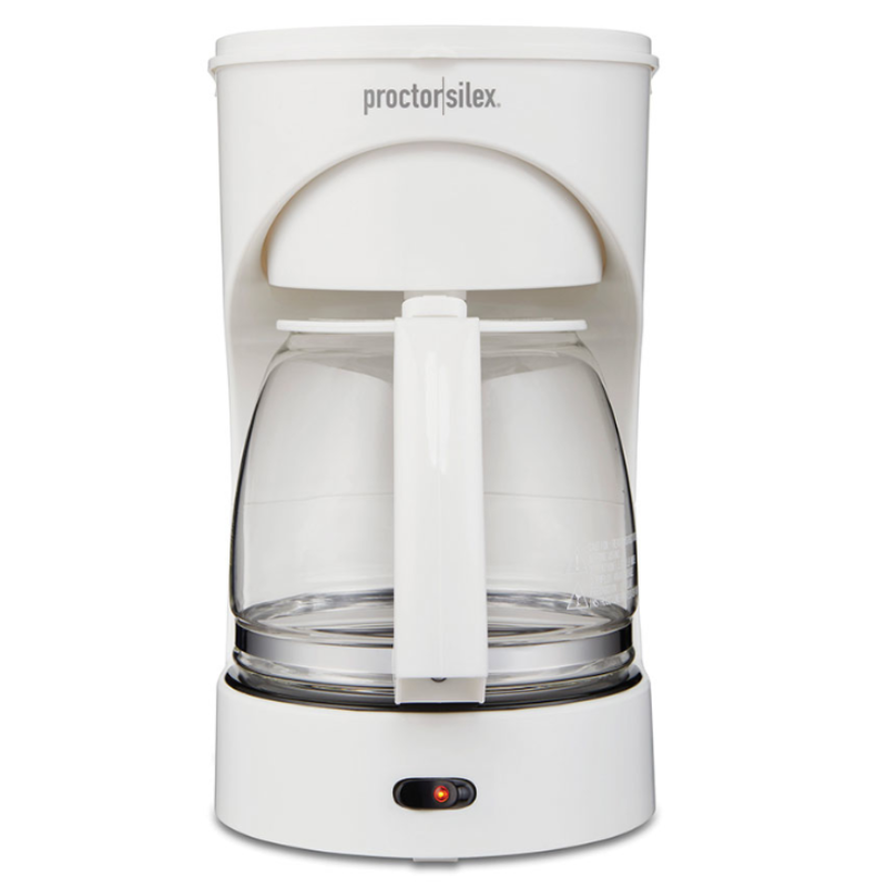 12 Cup Coffee Maker w/ Auto Pause & Pour, Smart Plug Compatible, White