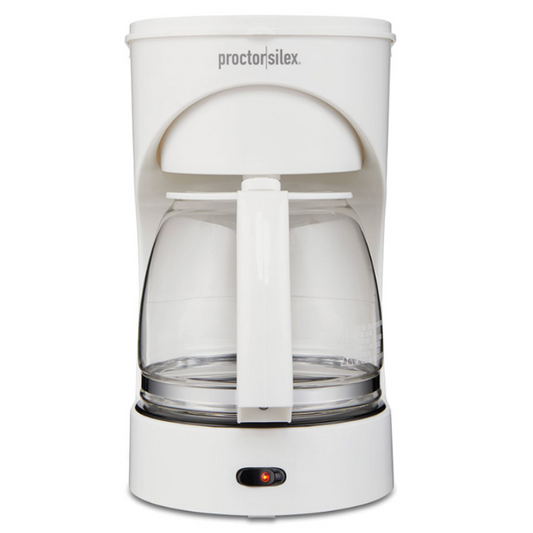 12 Cup Coffee Maker w/ Auto Pause & Pour, Smart Plug Compatible, White